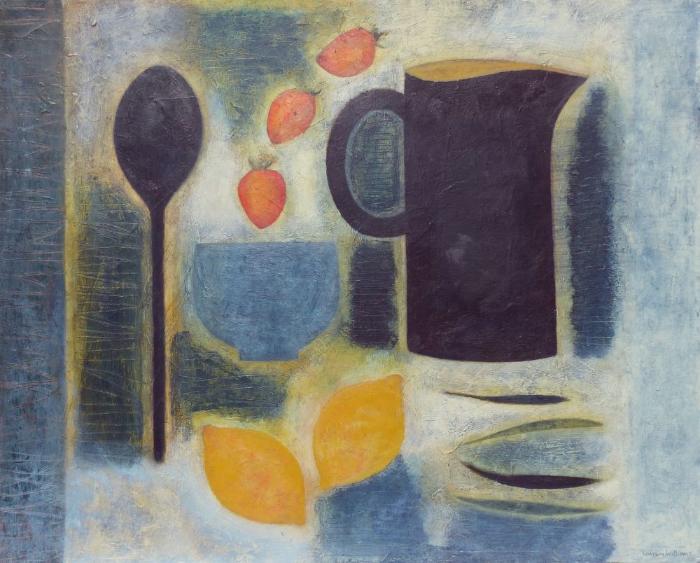 Still Life With Strawberries and Lemons